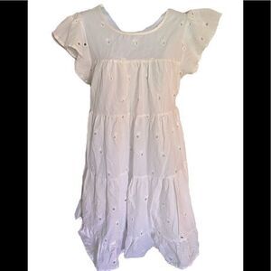 Southern Living Pointelle Dress - XL white pointelle, cotton NWT